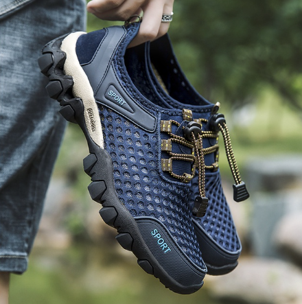 Sun. Men's Hiking Sneakers w/ Anti-Skid Super Shoes #M282 (Standard Size) NO SHOE BOX