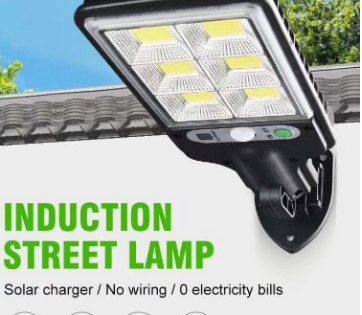 6 COB Solar Light Motion Sensor Outdoor Solar Wall Street Light Waterproof Lamp（With Remote Control）