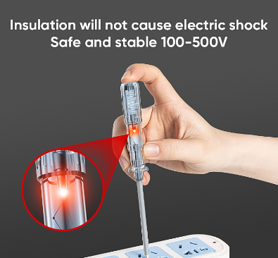 Mitsushi 20.5cm Test Pencil Magnetic Screwdrivers Home Repairing Tools Multi-function Hardware Tool