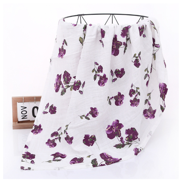 Summer Baby Blanket Muslin Gauze Breathable Sleep Swaddle Wrap Infant Quilt For Baby Bib S15
