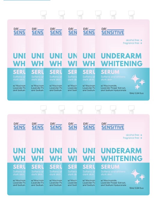 Dr. Sensitive Set of 12 pieces Underarm Whitening Serum 10ml