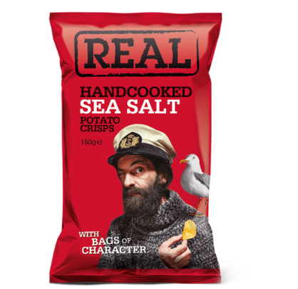 Real Handcooked Sea Salt Potato Crisp 150g