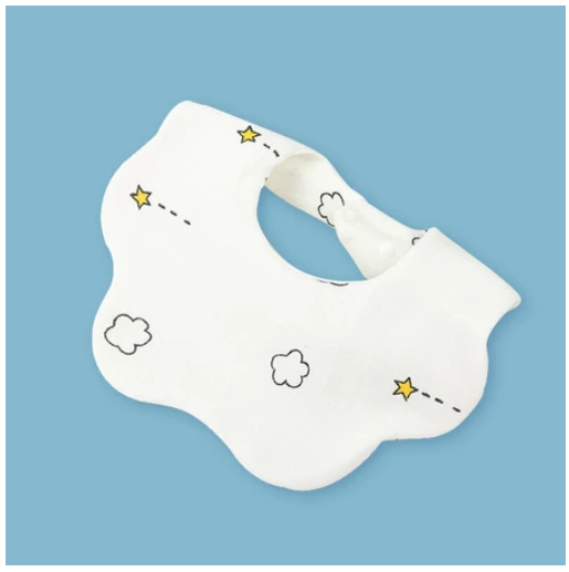 Einmilk Baby Bandana Dribble Bibs 360 Rotate Drool Bibs or Petal Bib Cotton Super Soft & Absorbent B32