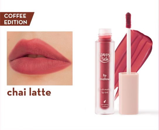 Happy Skin Lip Mallow Coffee Tint in Chai Latte