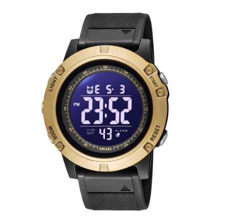 Smael 1902 Outdoor Sport Watch Waterproof Digital For Men's Fashion LED Light Stopwatch Multifunction Wristwatch Clock M1