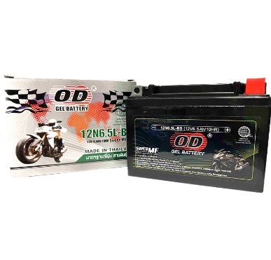 OD Gel Battery (Made in Thailand) YB2.5L YB3L YTX4L YTX5L 12N5L 12N6.5L 12N9 YTZ7S YTX7L 12N7BL