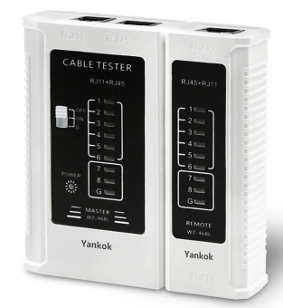 Network Cable Tester WZ-468 RJ45 and RJ11 Network Wire Tester Ethernet LAN Network Test Tool