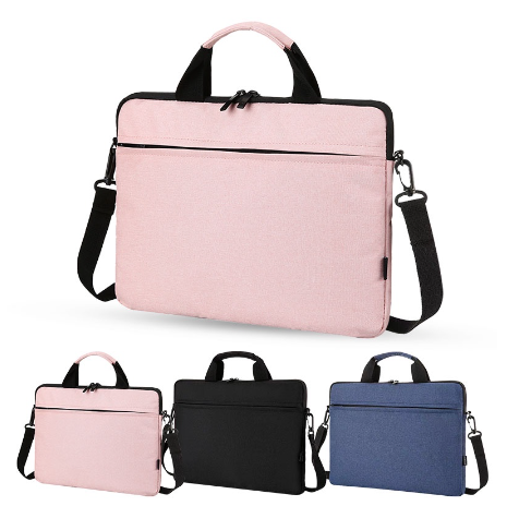 Waterproof Shockproof and Wear-Resistant Nylon Shoulder Portable Laptop Bag Women Men's Macbook Bag