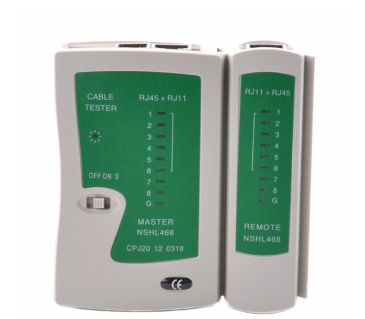 Network Cable Tester RJ45 RJ11 RJ12 CAT5 UTP LAN Networking (BATTERY NOT INCLUDED)
