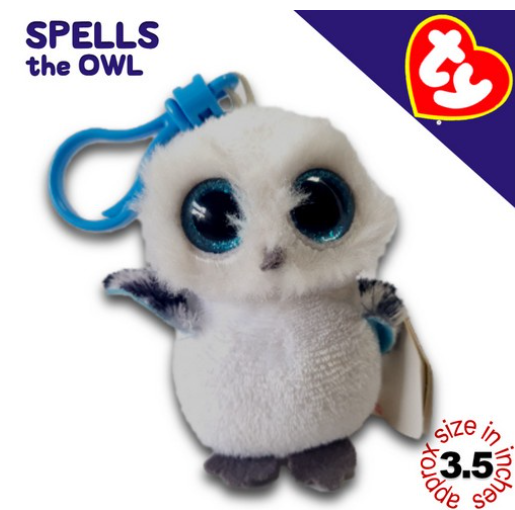 TY Key Clips-Chains Bag Charm Hanging Plushie Stuffed Toy Collection 1 PCC23