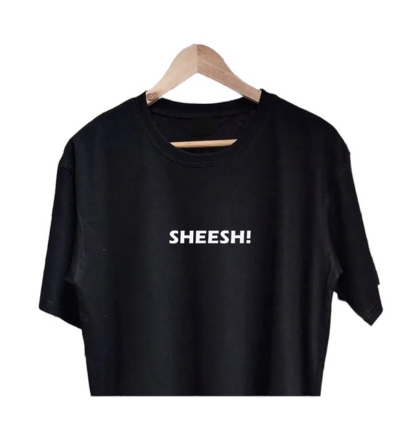 Sheesh Aesthetic Minimalist T-shirt Statement Tess Unisex High Quality