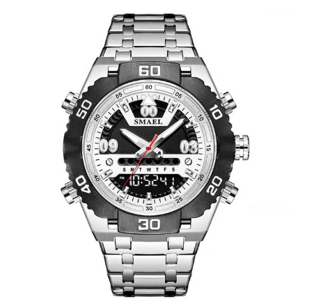 Smael 6006 Men's Watch Top Sports Brand Multifunctional Quartz Digital Luminous Pointer New Fashion Casual M3