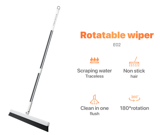 Joybos Multifunctional Magic Broom Floor Wiper Squeegee for Clean Floor Surface Hair Household Mop