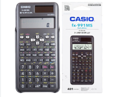 Casio Scientific Calculator FX991MS Black 401 Functions 2nd edition Battery Operated 2 Line Display