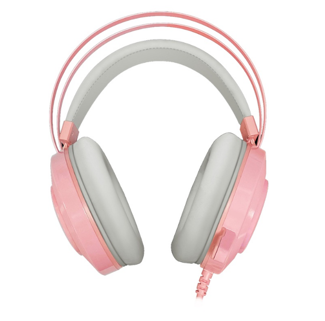 A4Tech G521 Virtual 7.1 Surround Sound Gaming Headset (Pink)