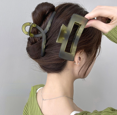 Korean Style Matte Hair Clip Hair Pin Hair Extension Clamp Headwear Hair Accessory for Women Girls