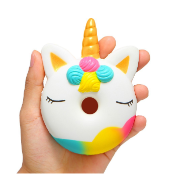 Jumbo Unicorn Donut Squishy Cake Bread toy