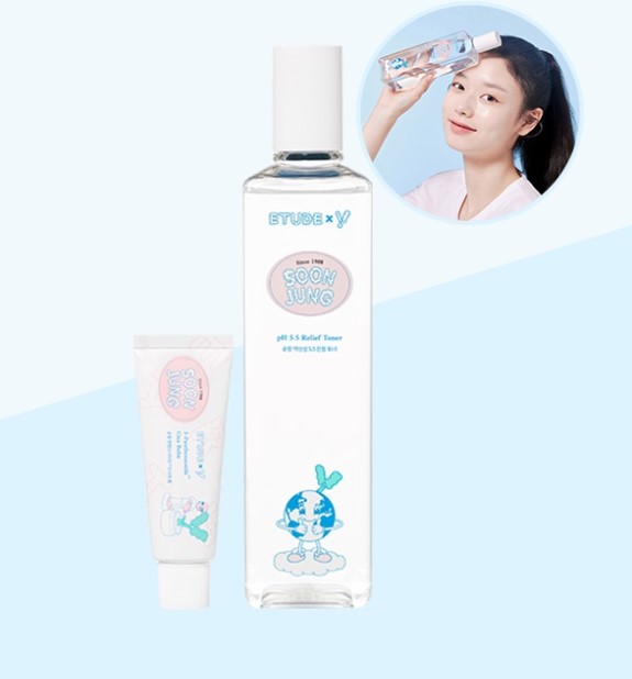 Etude House SoonJung Toner & 5 Cica Balm