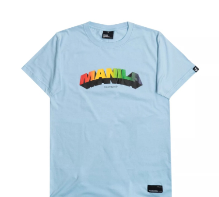 TEAM MANILA MANILA SPECTRUM TSHIRT LIGHT BLUE