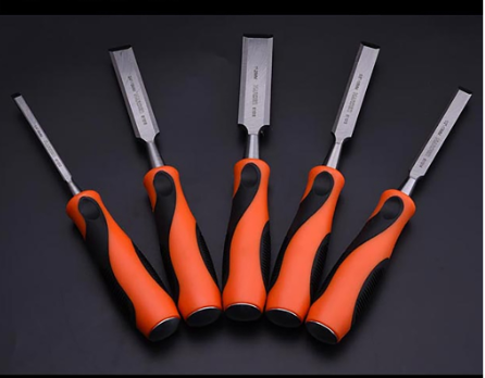 Harden Woodwork Chisel Professional High Quality Handle Tool Cr-V Carpenter Double Color 6mm - 32mm