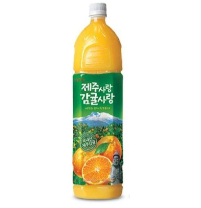 Lotte Mandarin Orange Juice Drink 1.5L
