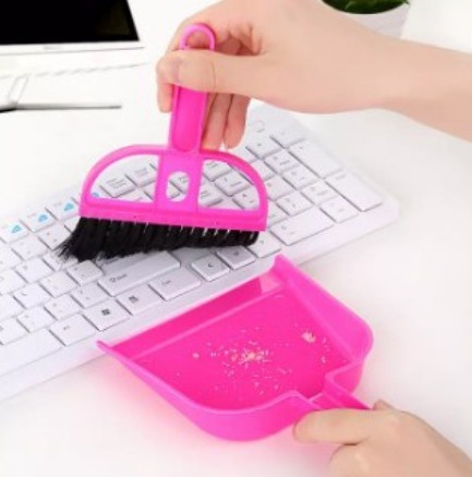 Mini Cleaning Brush and Dustpan Set Desk Broom Sweeper Cleaner