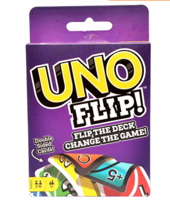 Mattel Games UNO Flip Side Card Game