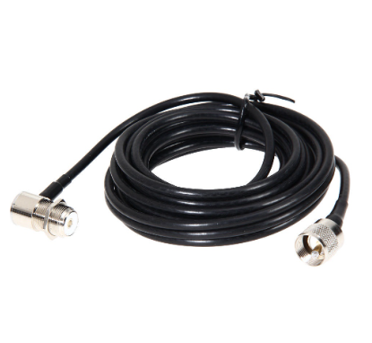 RG58 PL259 UHF to SO239 Connectors Mobile Car Radio Antenna 5 meter Extension Mount Cable For Kenwood Yaesu ICOM For TM-261 FT-1802 FT