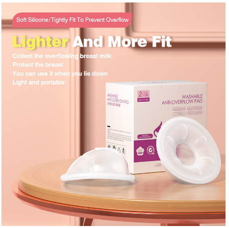 Dr.isla 2Pcs breastmilk collector Portable Anti-overflow Breast Pad BPA Free MSB03