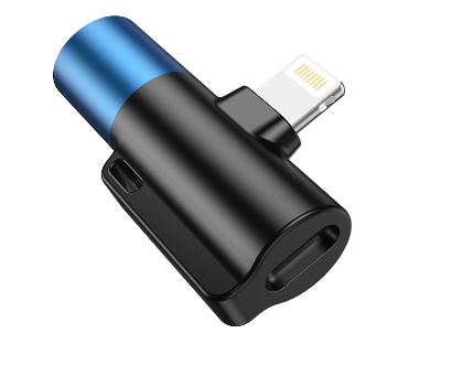 HOCO LS32 Lig*tni*g To Digital 3.5 Audio 2 In 1 Aux Adapter Earphone Headphone Connector Aux for Lightn*ng Converter