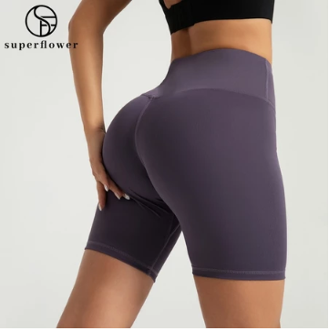 Superflower  Women's High Waist Hip-up Workout Yoga Biker Shorts for Running Cycling Yoga Gym