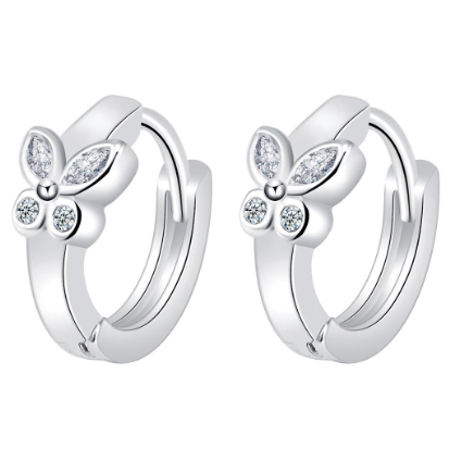 Italy Silver Korean Fashion Japan Jewelry Accessory Clip Earring