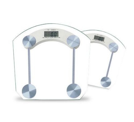 Tempered Glass Bathroom Weighing Scale