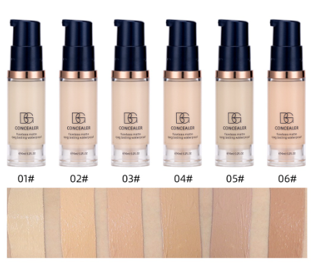 BEAUTY GLAZED Powder puff+Waterproof Concealer+Primer Full Cover 3pcs Face Makeup set Makeup Tool