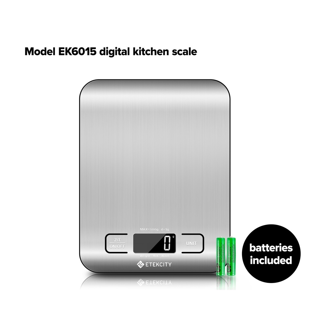 Etekcity Digital Kitchen Scale - EK6015 (Silver)