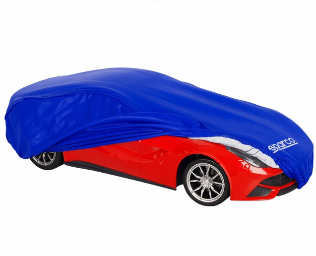 Sparco Car Cover SPC2007L Blue Color (Large)