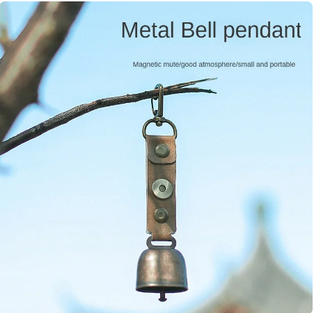 Camping Bell For Hiking Loud Outdoor Safety Bear Bell For Hikers Helps To Prevent Startling Wild Animals Hiking Survival Tool