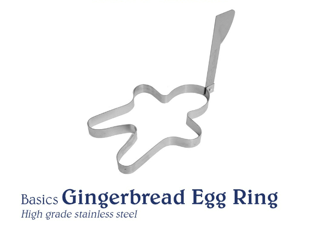 Chef's Classics Basics Stainless Steel Gingerbread Egg Ring