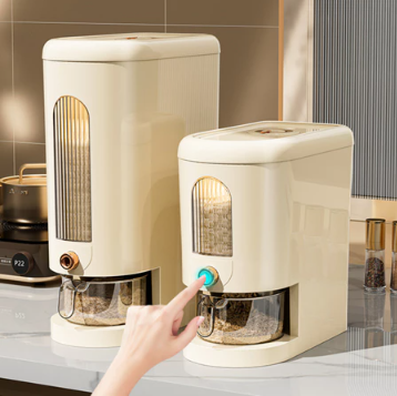 Automatic Rice Dispenser Sealed Insect Proof And Moisture-Proof Rice Bucket Storage Multi-Size