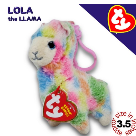 TY Key Clips-Chains Bag Charm Hanging Plushie Stuffed Toy Collection TYCC16