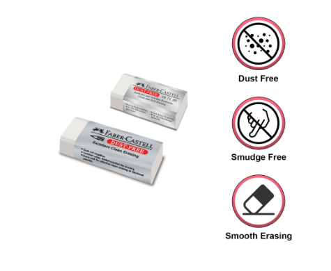 Faber-Castell Dust Free Eraser White