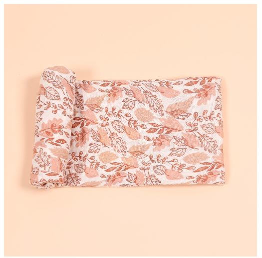 HappyFlute 1Pcs Baby Muslin Swaddle Cotton Summer Baby Blanket 120x110cm S4