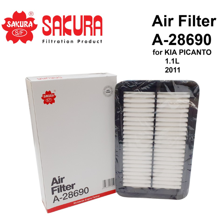 Sakura Air Filter A28690 for Kia Picanto 2012-2017
