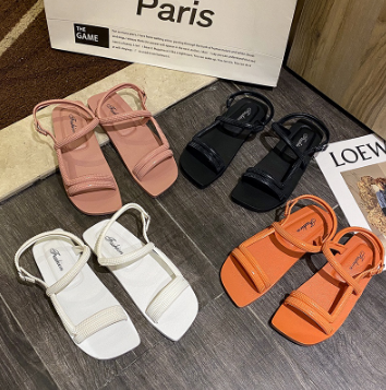 YZ Korean Fashion Flat Sandal Shoes for Ladies Women YZ M-258