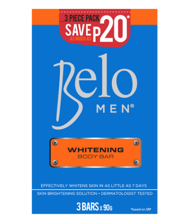 Belo Men Whitening Body Bar 90g 3-PC
