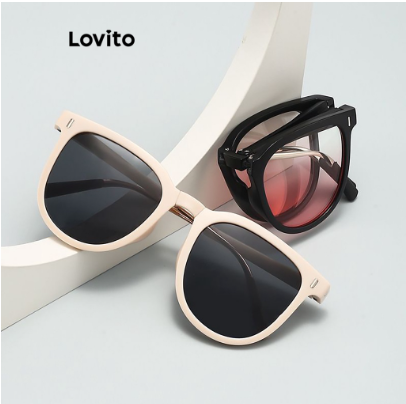 Lovito Women Casual Plain Basic Sunglasses LFA09683