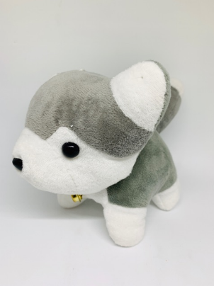 Dog Stuff Toy. Cute Husky 15cm or 6inch