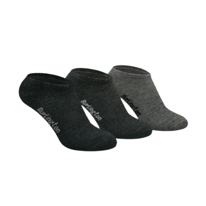 Burlington Ladies' Cotton Lite Casual Low Cut Socks 3 pairs in a pack 620