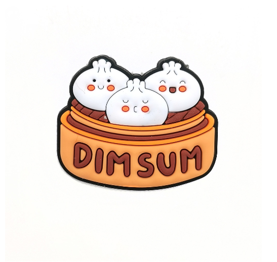 Cute Sushi Food Jibbits Charm Cake Milktea Shoe Charms Dimsum Siomai Jibits Croc Pin Fries Egg Jibitz Crocs F16