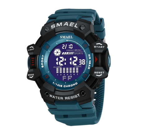 SMAEL 8050 Top Brand Men Digital Watches Fashion Outdoor Sport Watch Waterproof Multifunctional Electronic Wristwatch LED Stopwatch M02
